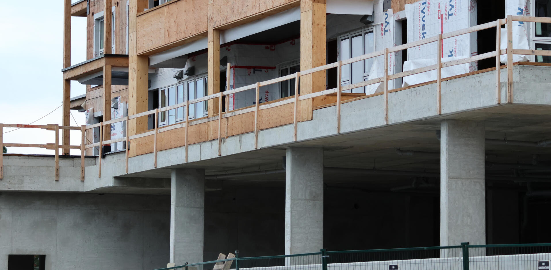 Commercial concrete construction project tracking photography Victoria BC